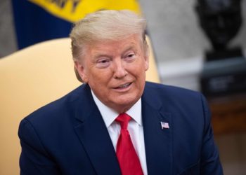 (FILES) In this file photo taken on January 07, 2020 US President Donald Trump speaks during a meeting with Greek Prime Minister Kyriakos Mitsotakis in the Oval Office of the White House in Washington, DC. - President Donald Trump likes to boast that he has a talent for coining nicknames. On January 9, 2020, he unveiled what he called a "beautiful" acronym for NATO deployments in the Middle East -- NATOME."I actually had a name: NATO, right, and then you have ME -- Middle East. NATOME. I said, what a beautiful name," Trump told reporters, in extensive comments about the issue.

"NATO plus ME," he said. (Photo by SAUL LOEB / AFP)