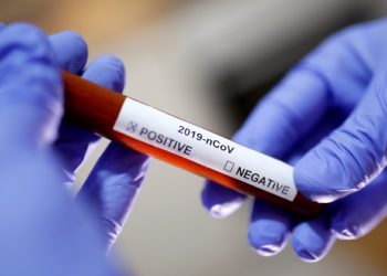 FILE PHOTO: Test tube with Corona virus name label is seen in this illustration taken on January 29, 2020. REUTERS/Dado Ruvic/File Photo