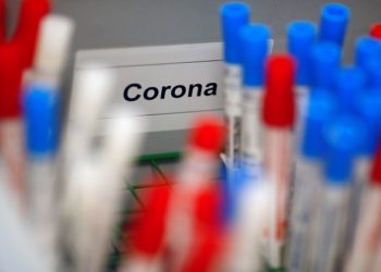 Plastic vials containing tests for the coronavirus are pictured at a medical laboratory in Cologne, Germany, March 24, 2020, as the spread of the coronavirus disease (COVID-19) continues. Picture taken March 24, 2020. REUTERS/Thilo Schmuelgen