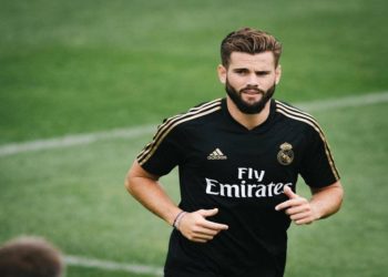 AME5684. MONTREAL (CANADÁ), 12/07/2019.- El defensa del Real Madrid Nacho participa en un entrenamiento del Real Madrid este viernes, en las instalaciones del Montreal Impact en Montreal (Canadá). EFE/ Johany Jutras