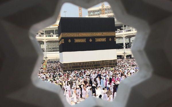 Muslim pilgrims walk around the Kaaba at the Grand Mosque on September 14, 2015 in Saudi Arabia's holy Muslim city of Mecca. The hajj, a pillar of the Muslim religion, drew last year about two million faithful and is expected to start on September 21.    AFP PHOTO / STR